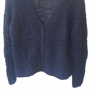 Sezane Midnight Blue Women's Cardigan